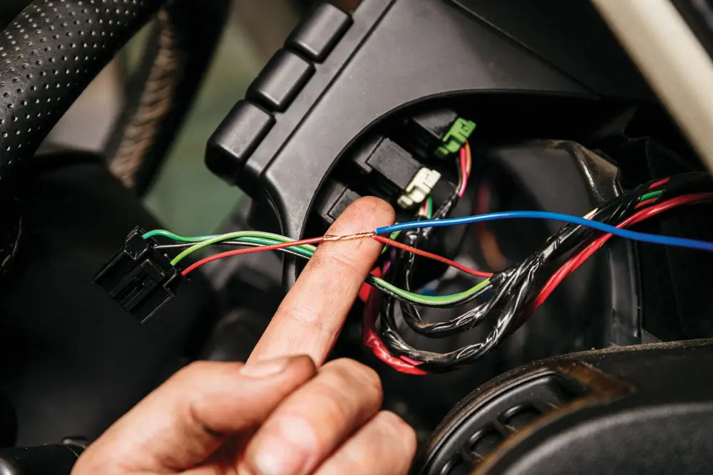 Connecting the electrical system