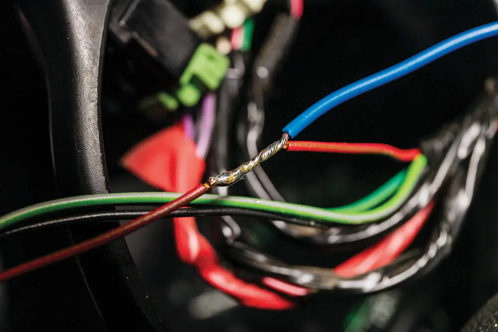 Connecting the electrical system