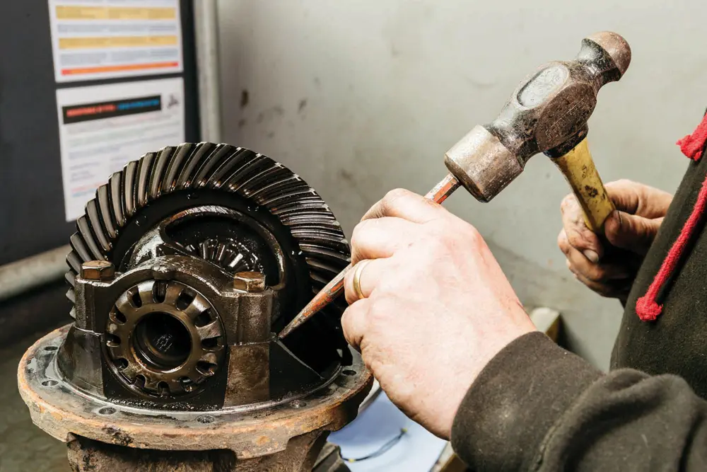 Marking the Bearing Caps