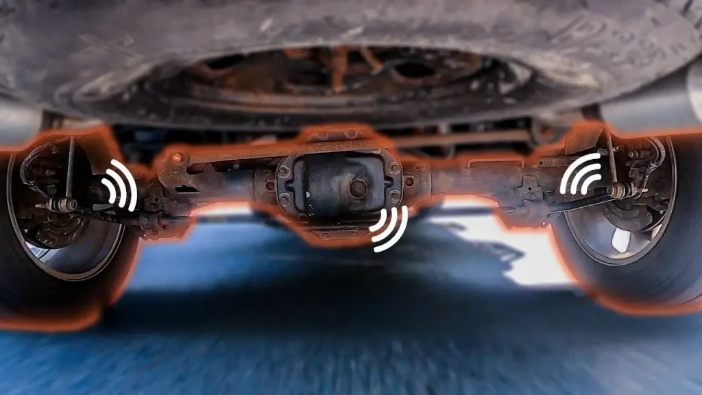 nosie from the rear axle